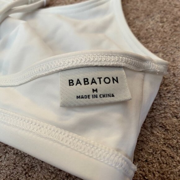 Babaton scoopneck bikini top & banded bottom - (size M) - Picture 4 of 16